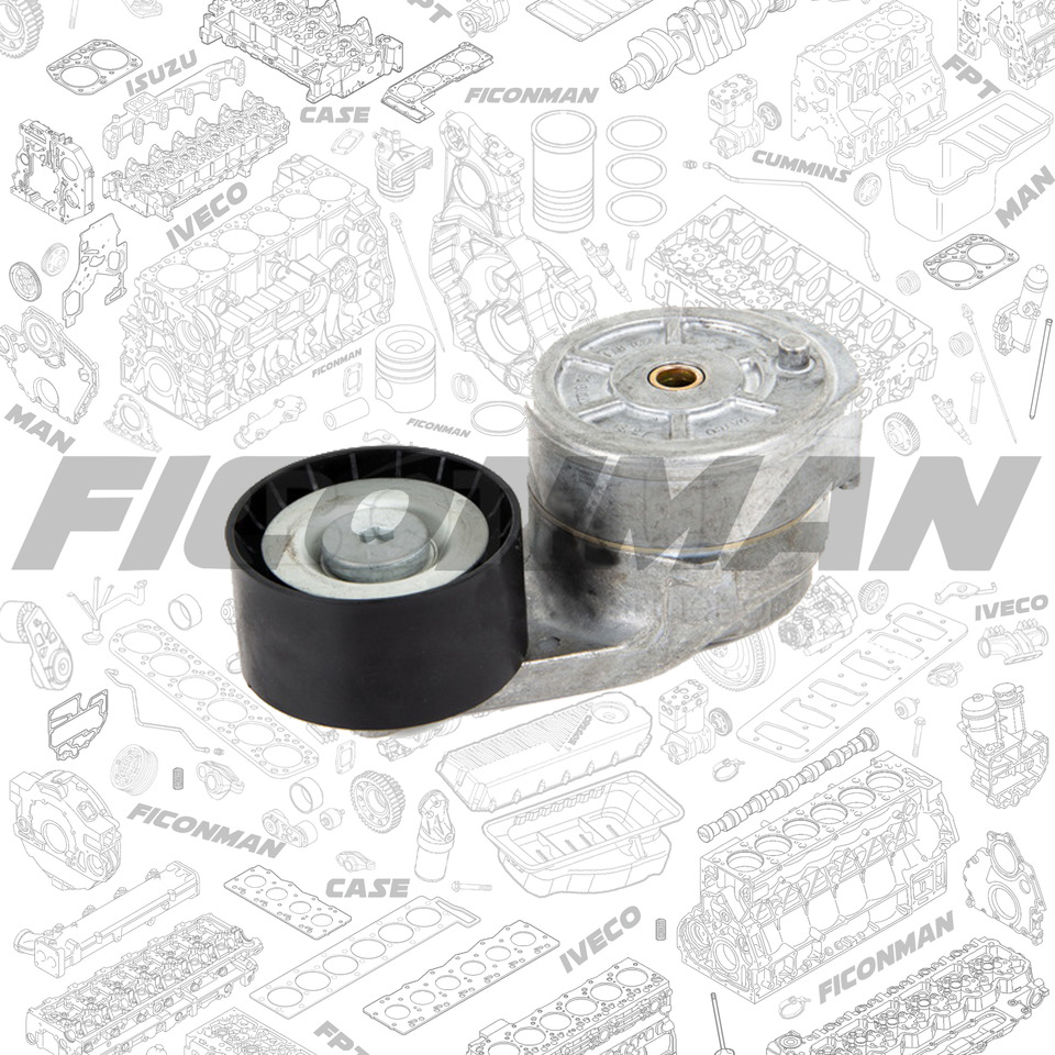 Ford Ford Trucks F-MAX ECOTORQ 9L tensioner pulley assy  EC466A228AA - Belt tensioner for Truck: picture 1