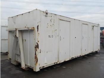 Roll-off container 27' x 8' RORO Containerised Sleeper, 3 Compartments, to suit Hook Loader: picture 1
