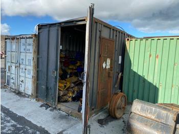 Shipping container 40' Container c/w Parts/Ratching/Pipes (Located at Cumnock, KA18 4QS, Scotland) No crane available - buyer will need to provide crane themselves for loading: picture 1