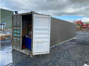 Shipping container 40' Container c/w Racking, Filters, Desk (Located at Cumnock, KA18 4QS, Scotland) No crane available - buyer will need to provide crane themselves for loading: picture 1