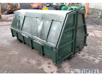 Garbage truck body AJK all-in huisje gesloten afval container 15-20 kuub: picture 1