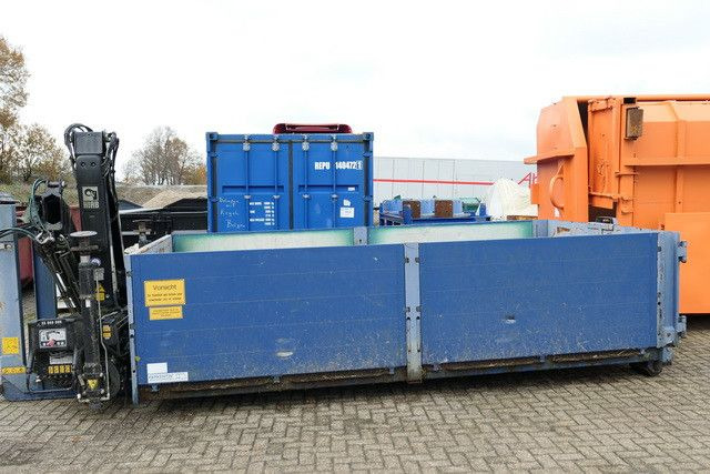 Abrollcontainer, Kran Hiab 099 BS-2 Duo  - Roll-off container, Crane truck: picture 2