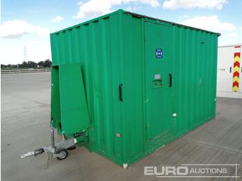 Shipping container Boss Cabins Single Axle Welfare Unit, Red Box Power Generator: picture 1