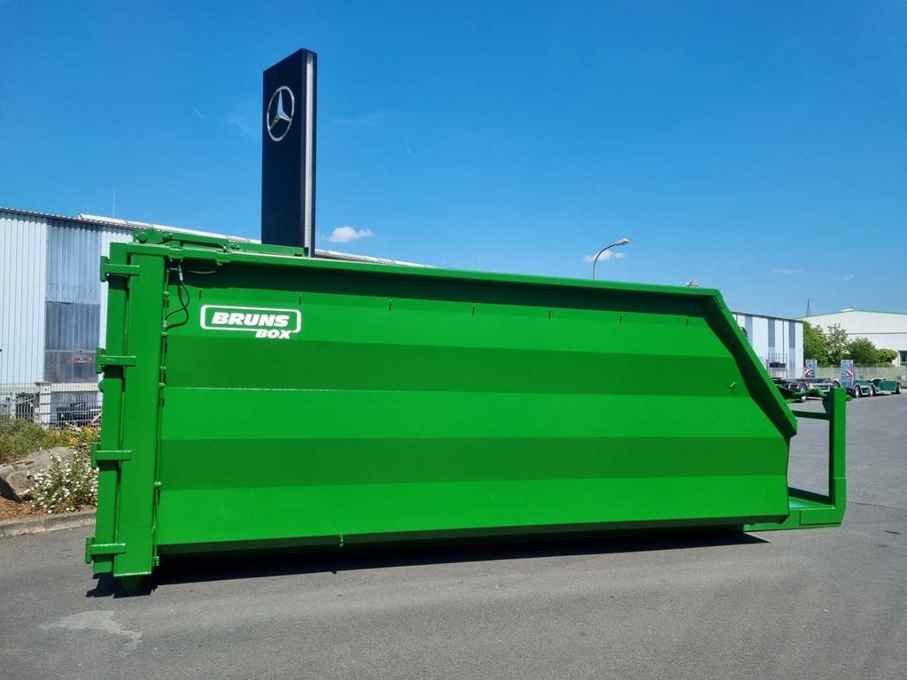 Bruns Abrollcontainer  Kran   34cbm   beidseitig  - Roll-off container, Electric truck: picture 5