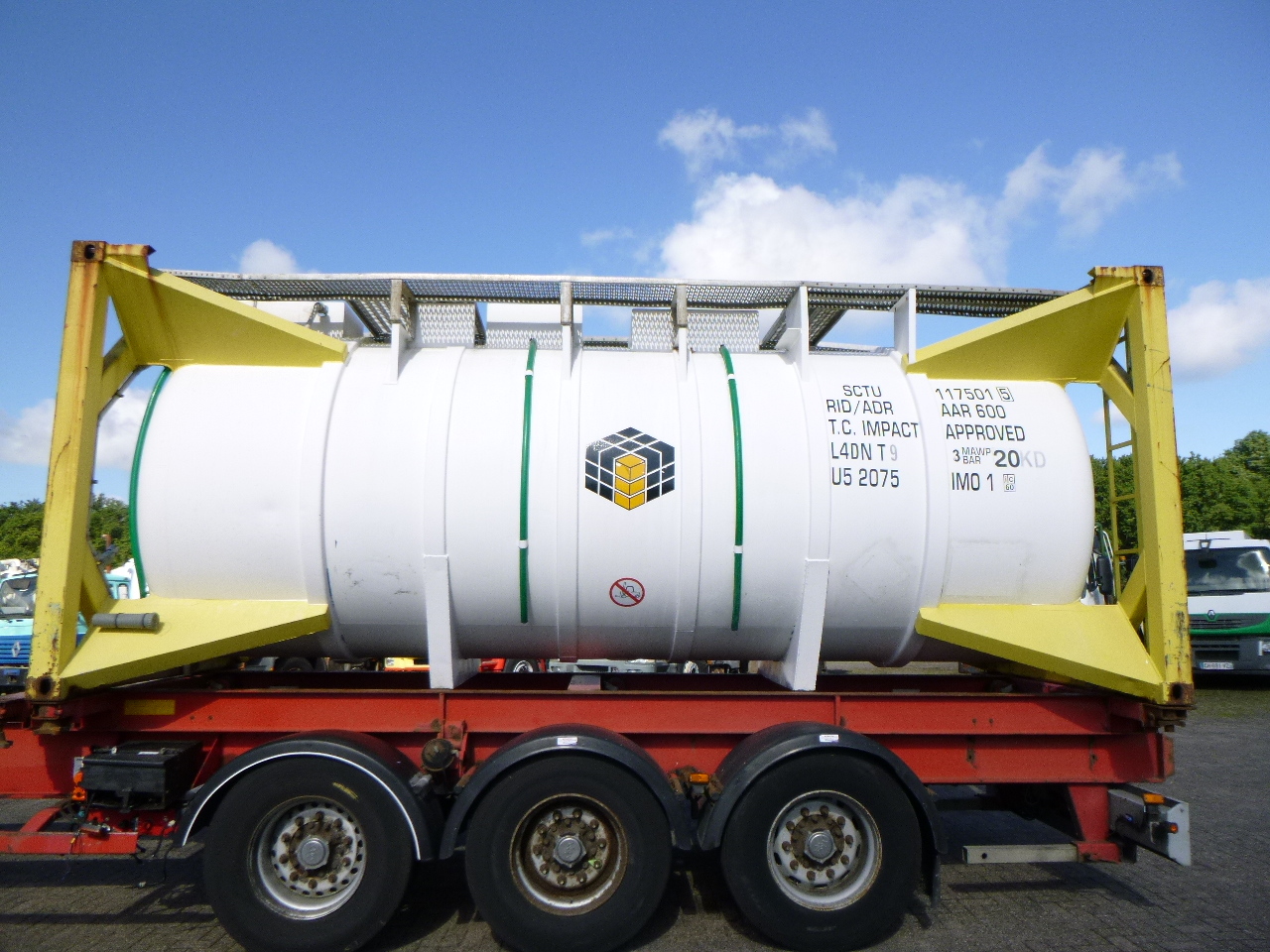 CPV Tank container IMO 1 / L4DN / 20 ft / 17.5 m3 / 1 comp - Tank container, Semi-trailer: picture 5