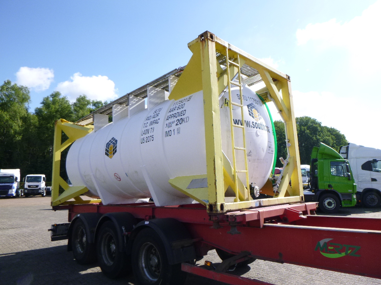 CPV Tank container IMO 1 / L4DN / 20 ft / 17.5 m3 / 1 comp - Tank container, Semi-trailer: picture 4