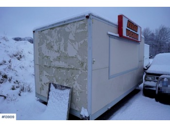 Construction container Mobilt gatekjøkken med innredning