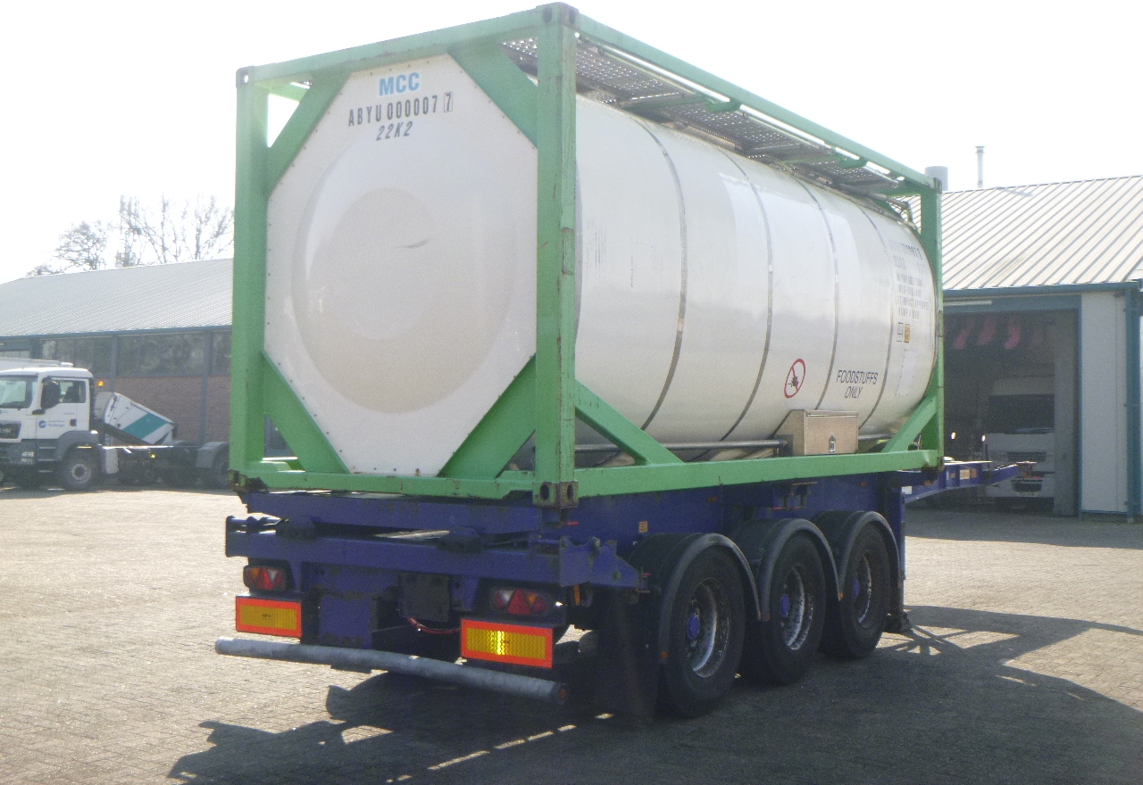 Danteco Food tank container inox 20 ft / 25 m3 / 1 comp - Tank container, Semi-trailer: picture 4