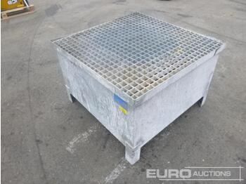 Storage tank Galvanised Drum Stand to suit 280L Oil Tank: picture 1