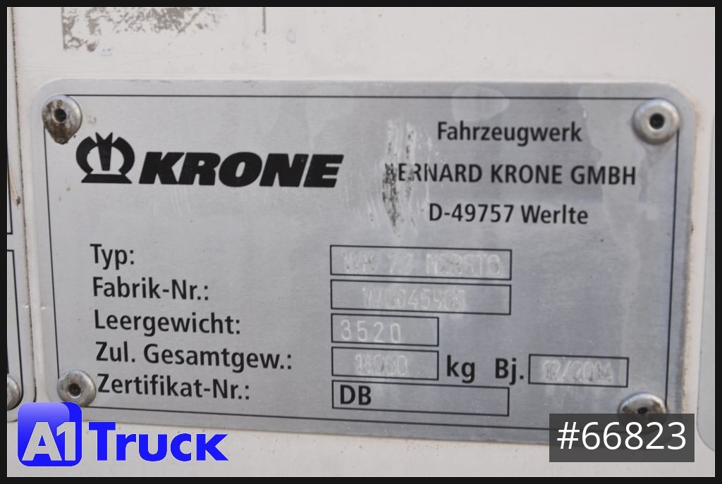 Swap body - box KRONE BDF Wechselbrücke 7.82 Doppelstock: picture 2
