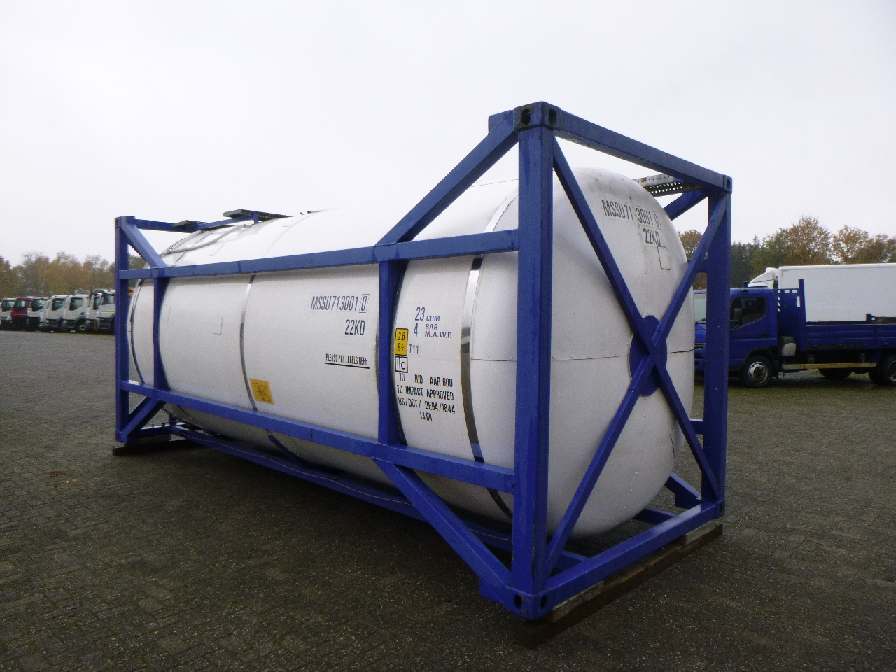M Engineering Chemical tank container inox 20 ft / 23 m3 / 1 comp - Tank container, Semi-trailer: picture 3