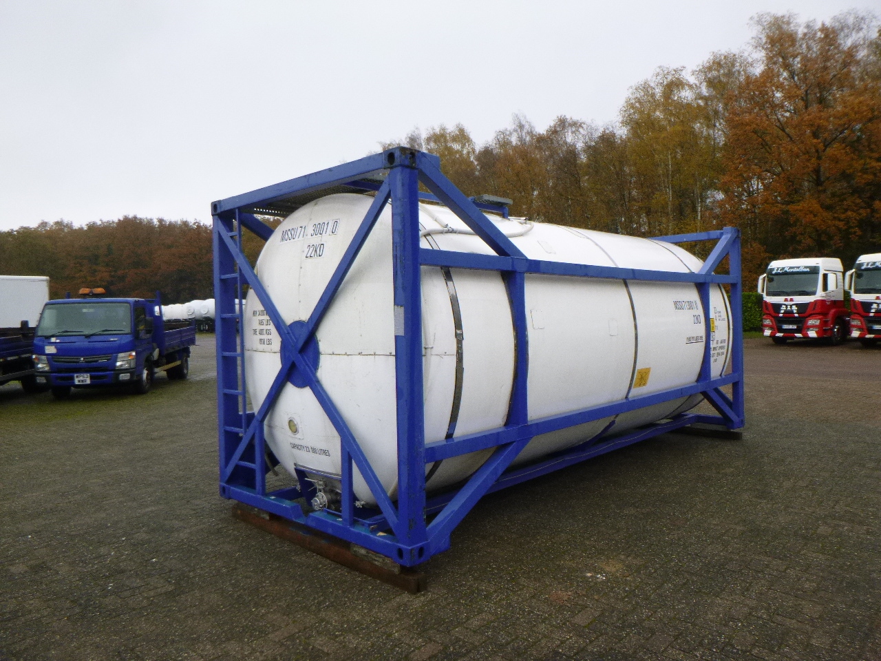 M Engineering Chemical tank container inox 20 ft / 23 m3 / 1 comp - Tank container, Semi-trailer: picture 4