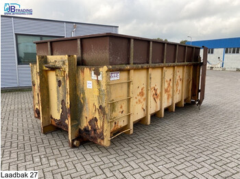Hook lift/ Skip loader system Onbekend Steel container, 19 M3: picture 1