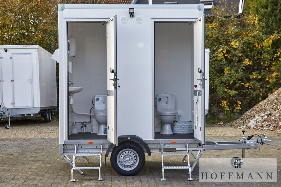 RESPO RESPO Anhänger Mobile Doppeltoilette und Wasserspülung - Construction container, Trailer: picture 1
