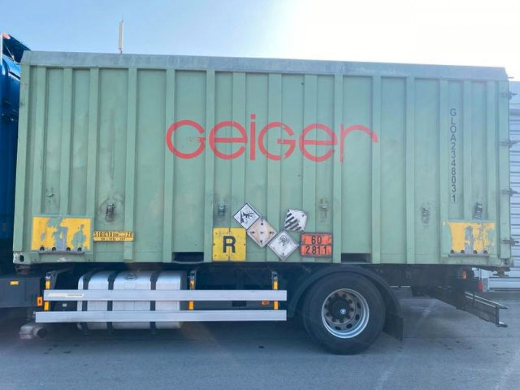 Schlamm Container 20 Fuß CSC L- 5,70 m mit Plan  - Swap body - box: picture 2