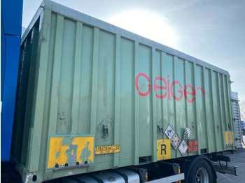 Schlamm Container 20 Fuß CSC L- 5,70 m mit Plan  - Swap body - box: picture 1