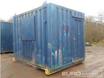  10' x 8' Steel Site Cabin  (key in office) - shipping container