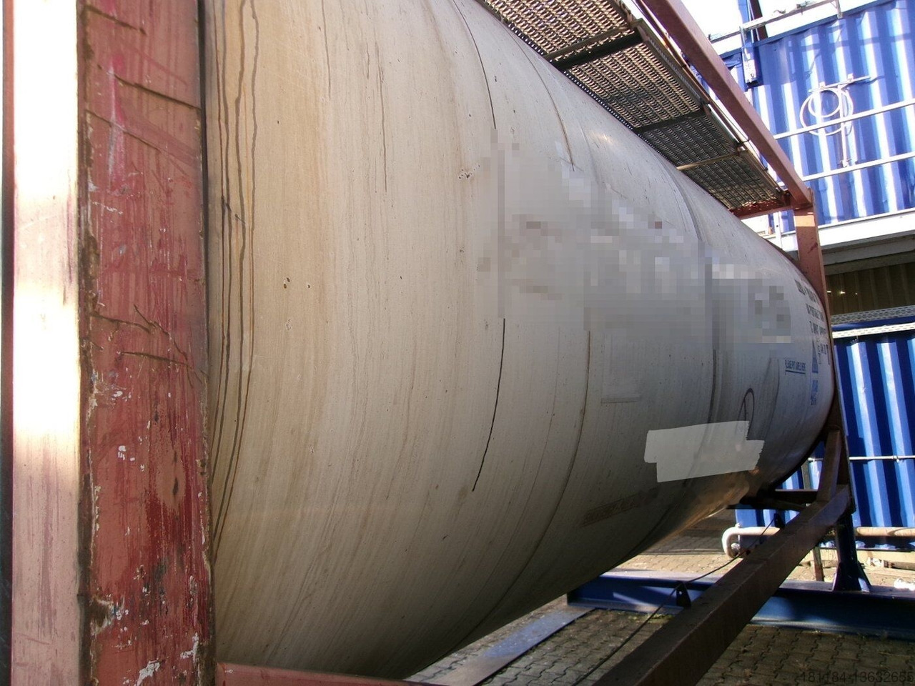 TC 25.000 Liter V4A gereinigt isoliert (beheizbar) Laufstege Isobreite Full-Frame - Tank container: picture 2