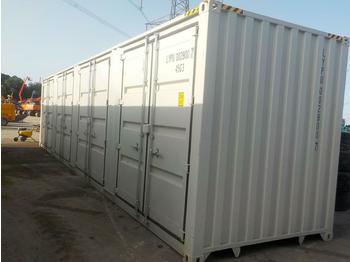 Shipping container Unused 40' HQ High Cube Container, Four Side Open Door, One End Door, Lock Box: picture 1