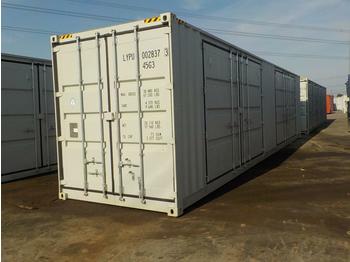 Shipping container Unused 40' HQ High Cube Container, Two Side Open Door, One End Door, Lock Box: picture 1