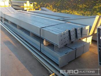 Construction container Unused Steel Frame Building 100' x 40' x 19'6". 5x 20' Bays, 12x Stanchions, 12x Rafters, 2x Roof Brace Bars, 2x Side Brace Bars, Purlin Cleats to suit Fibre Cement or Steel Roof Sheets: picture 1