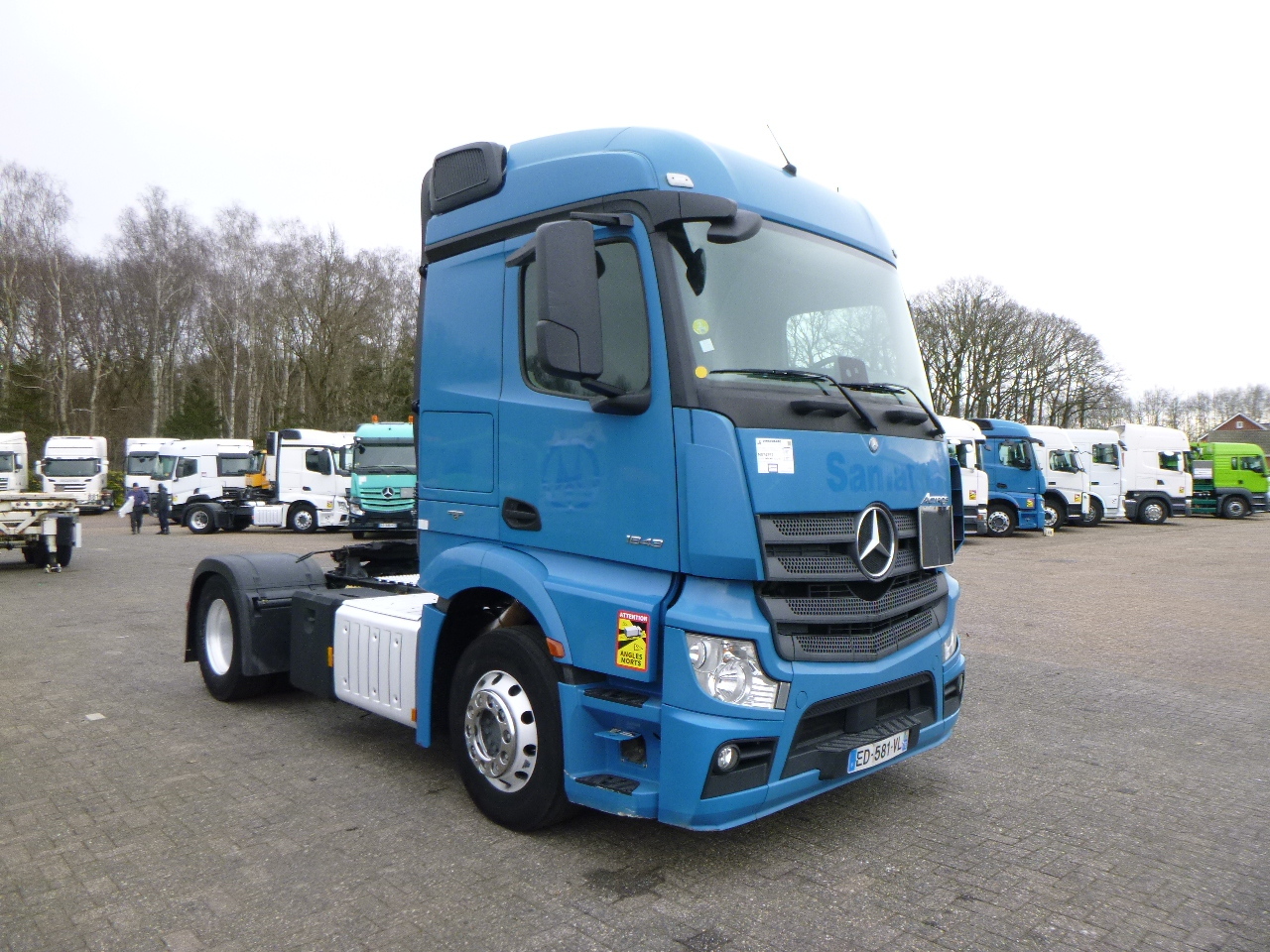 Mercedes Actros 1843 4x2 Euro 6 + PTO + ADR - Tractor unit: picture 2