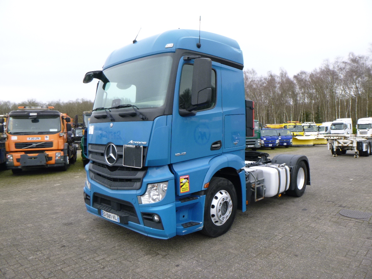 Mercedes Actros 1843 4x2 Euro 6 + PTO + ADR - Tractor unit: picture 1