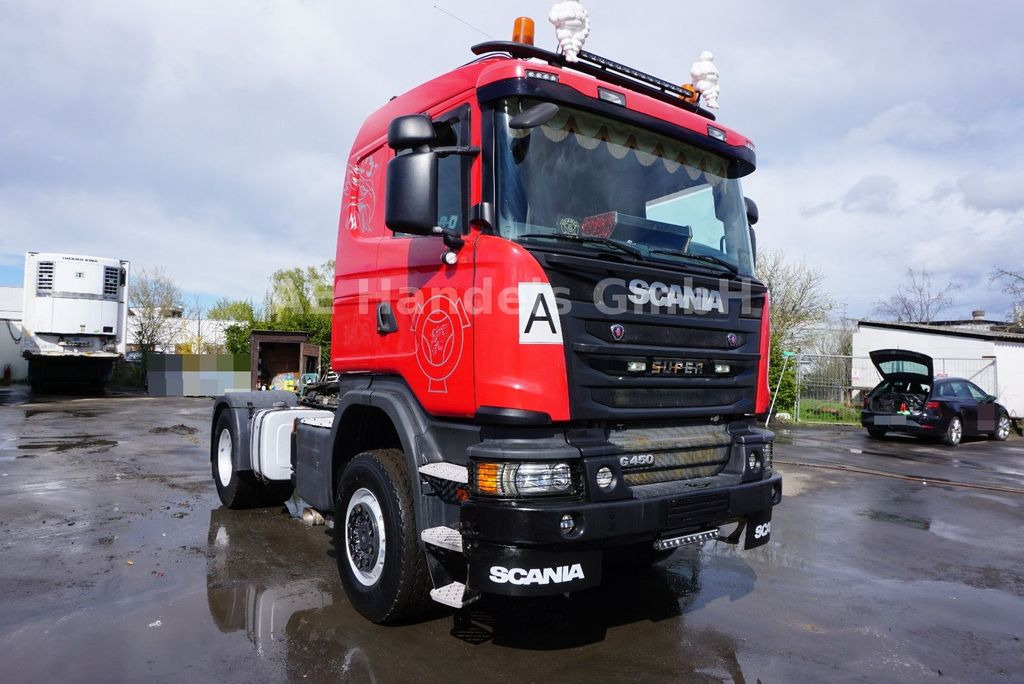 Scania G450 BL 4x4 *Retarder/Hydraulik/Standklima/Alcoa  - Tractor unit: picture 1