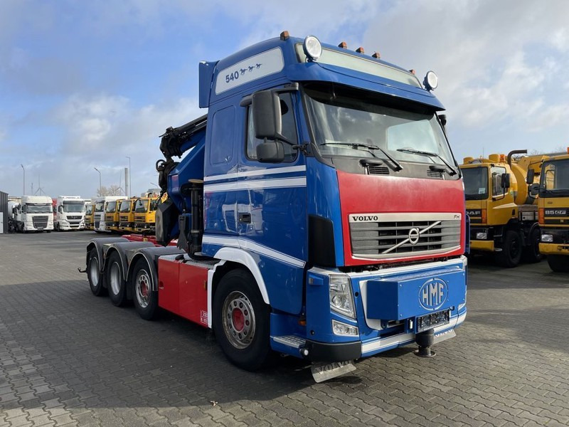 Tractor unit Volvo FH 540 8X4 Globetrotter Euro 5 HMF 4020 K6 + Fly jib: picture 6