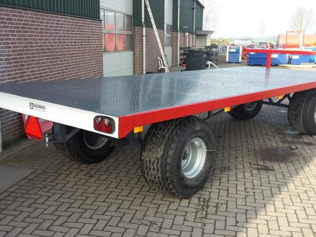 12 tons balenwagen - Dropside/ Flatbed trailer: picture 3