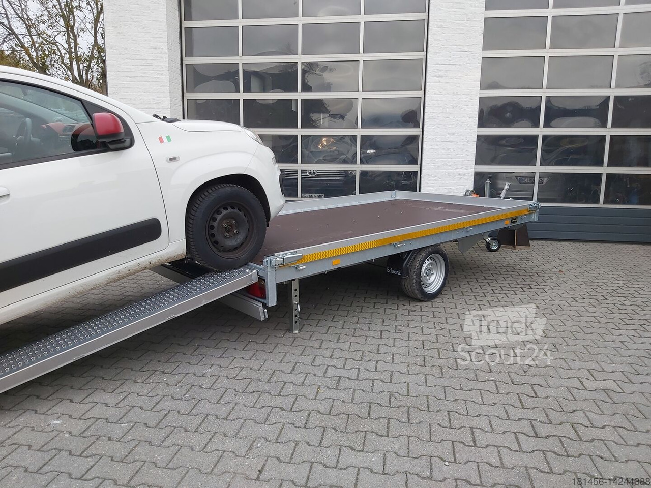 1800lkg zgM Kleinwagen Multi Transport Anhänger 330x180x10cm ideal für Wohnmobil - Autotransporter trailer: picture 1