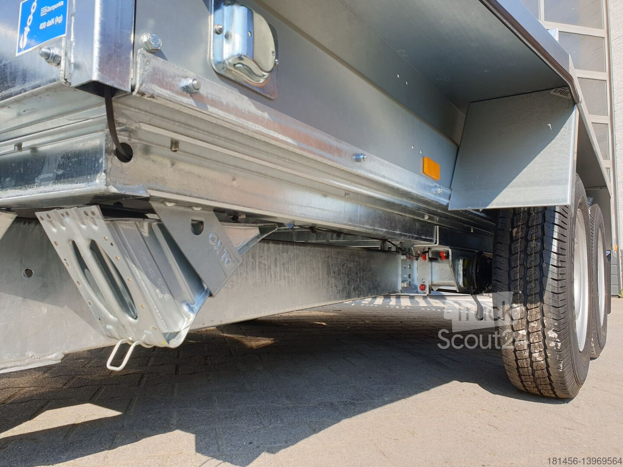 3000kg Bagger und Maschinen Transport Anhänger Brenderup MT 3080 Ntzlast 2350kg direkt - Plant trailer: picture 4