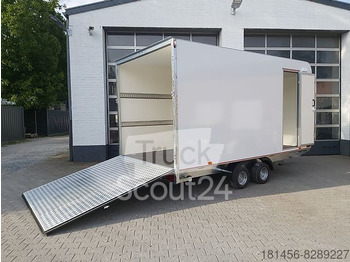 420x200x210cm Seitentür Heckrampe 230Volt Licht - Closed box trailer: picture 1