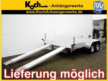 New Low loader trailer for transportation of heavy machinery 655 Autotrailer AMT 2500 180x407cm 2,5t: picture 1
