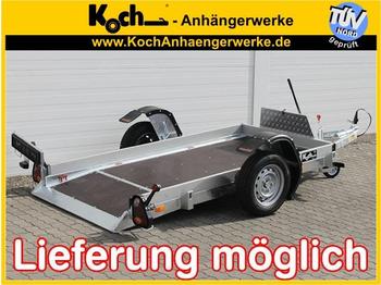 New Car trailer for transportation of heavy machinery 8 Vezeko Motorradanhänger 750kg absenkbar: picture 1