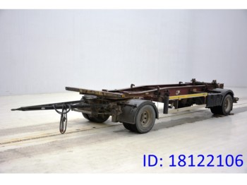 Container transporter/ Swap body trailer AJK Container chassis: picture 1