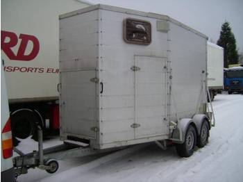 Closed box trailer for transportation of animals ALF Pferdeanhänger Vollaluminium für Hengsttrans: picture 1