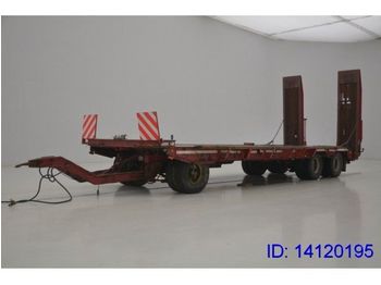 Low loader trailer for transportation of heavy machinery ATM Spring Suspension: picture 1