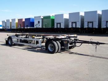 Container transporter/ Swap body trailer Ackermann LAFETTE JUMBO 990 - 1380 mm zwillingsbereift 2 x: picture 1