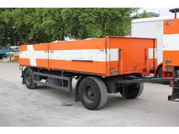 Dropside/ Flatbed trailer Ackermann PA18/6,8EL Baustoffanhänger: picture 1