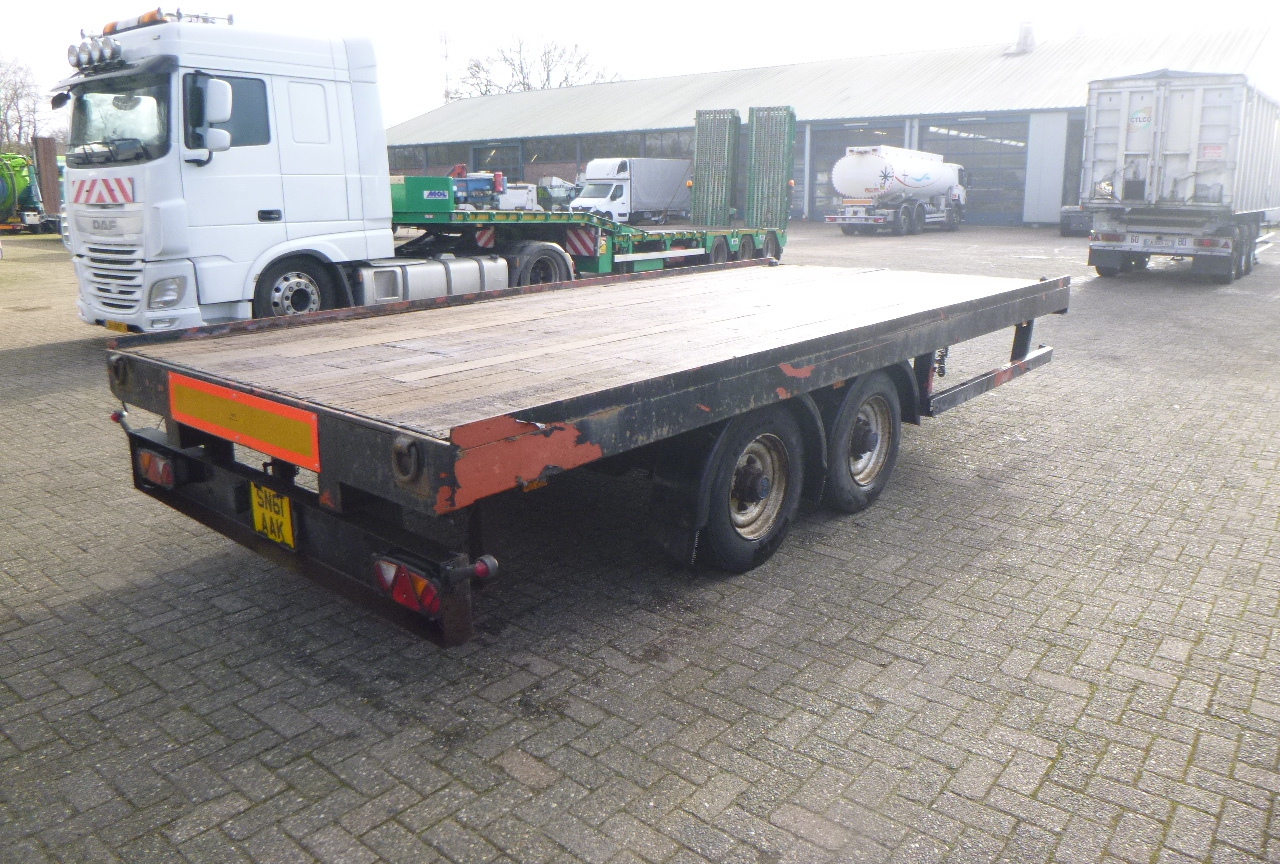 Adcliffe 2-axle drawbar platform trailer 7 t - Dropside/ Flatbed trailer: picture 4