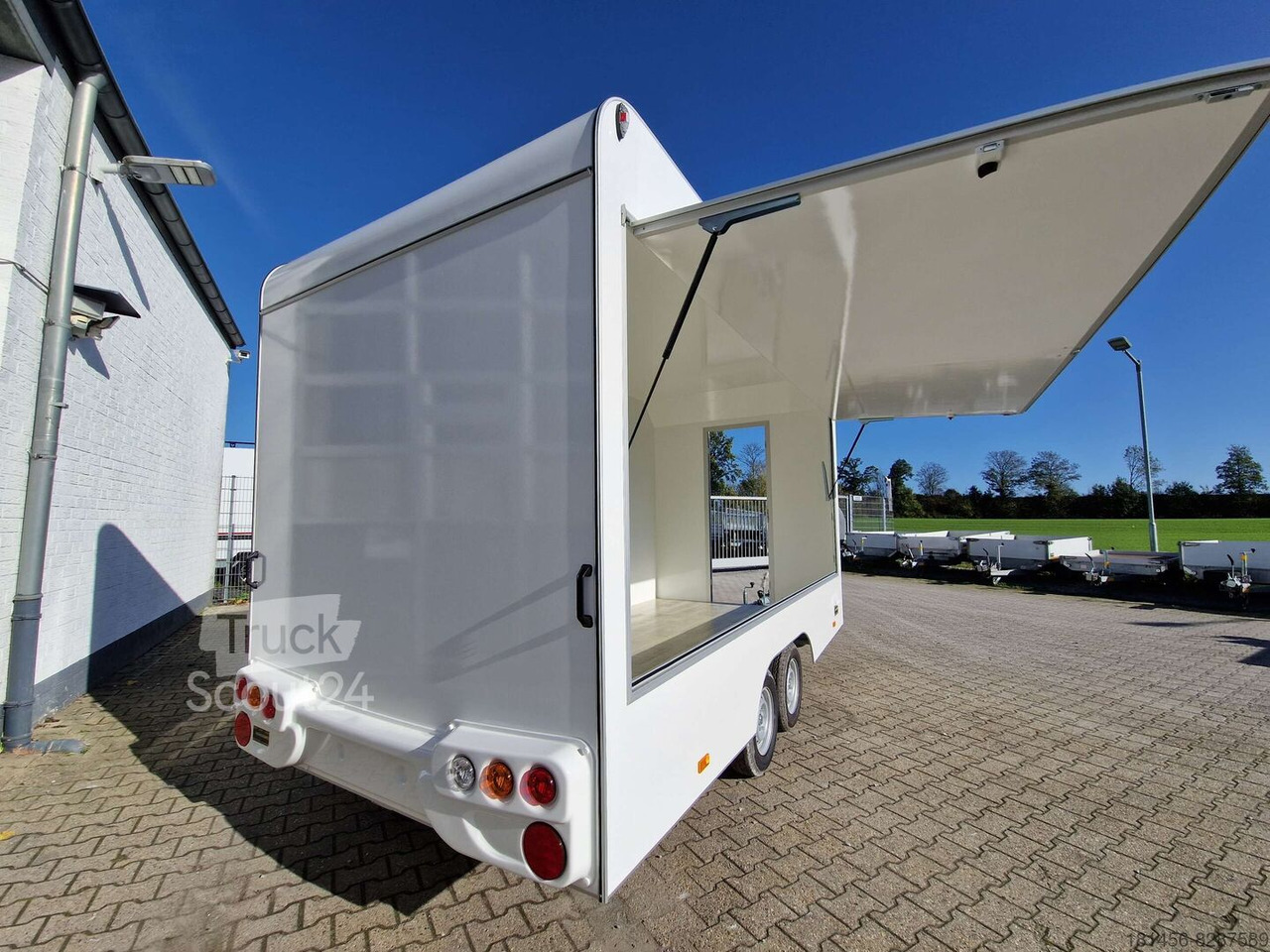 Aero Retro Verkaufsanhänger Leerwagen für diy Ausbau 420x200x230cm sofort - Vending trailer: picture 2