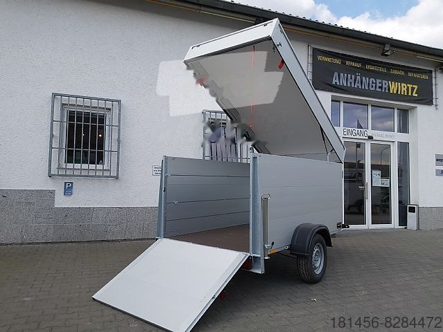Aluboxx Deckelanhänger gebremst 251x125x118cm - Closed box trailer: picture 2