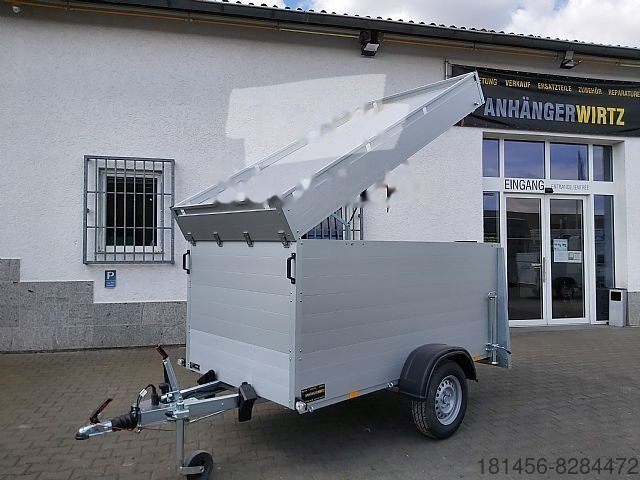 Aluboxx Deckelanhänger gebremst 251x125x118cm - Closed box trailer: picture 4