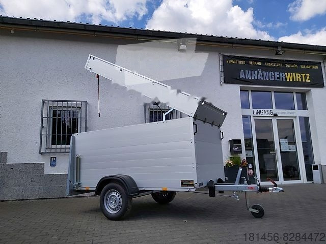 Aluboxx Deckelanhänger gebremst 251x125x118cm - Closed box trailer: picture 3