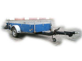 Low loader trailer for transportation of heavy machinery Anhänger Mersch Tieflader Deichsel höhenverst.: picture 1