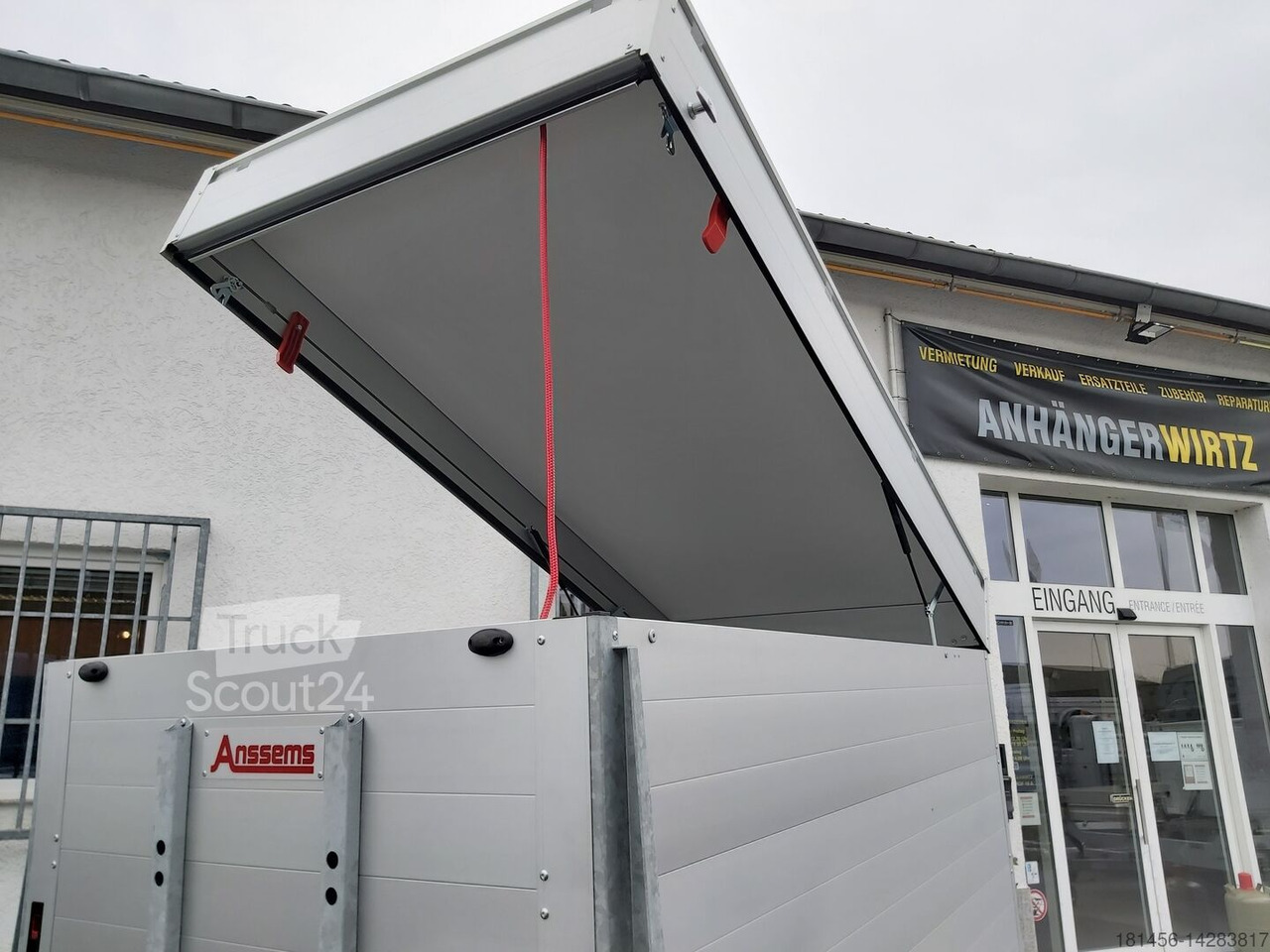 Anssems direkt günstig verfügbar Alukoffer mit Deckel GTB 1200 VT 3 153cm Innenhöhe 1200kg gebremst - Car trailer: picture 4