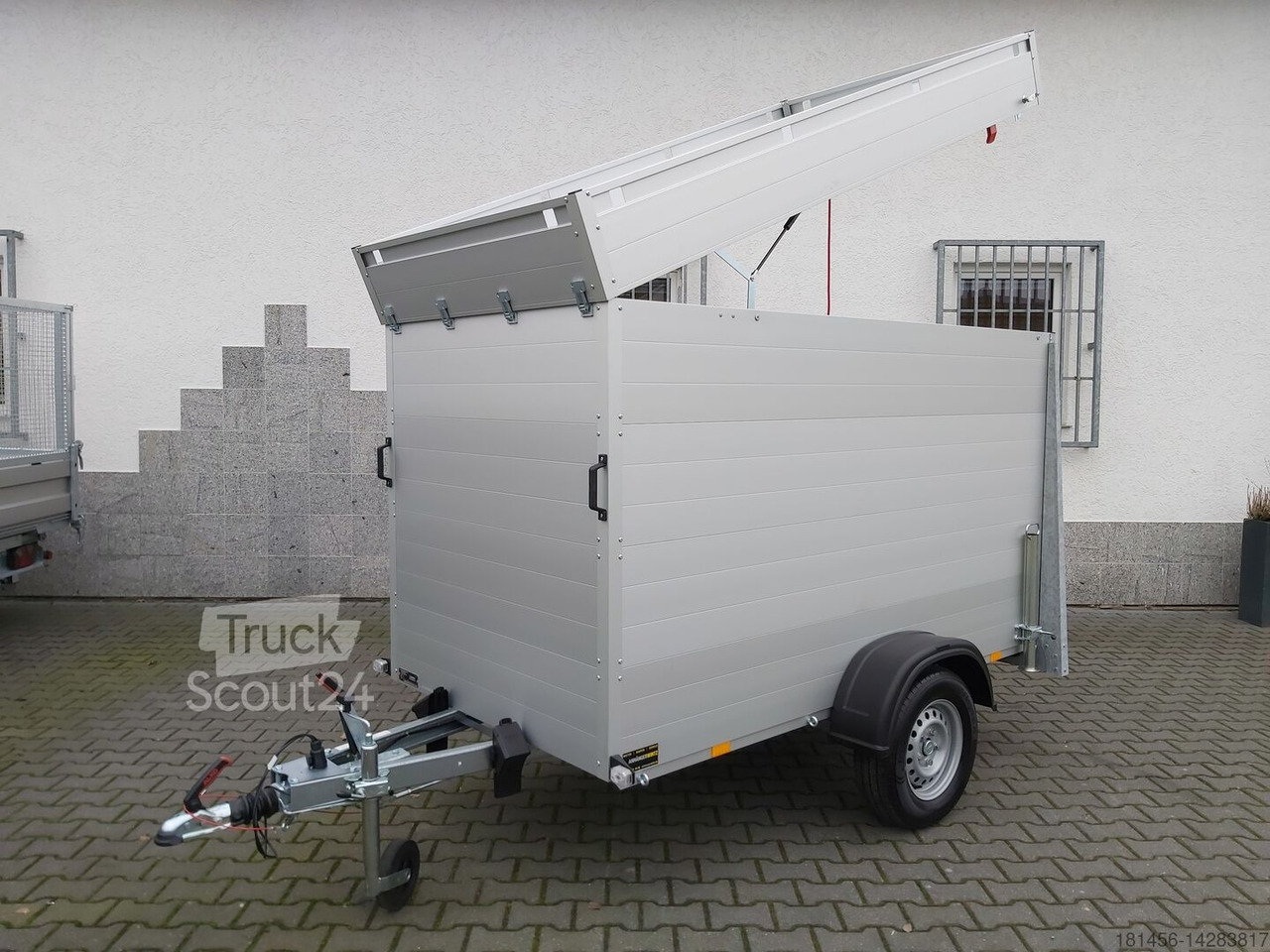 Anssems direkt günstig verfügbar Alukoffer mit Deckel GTB 1200 VT 3 153cm Innenhöhe 1200kg gebremst - Car trailer: picture 1