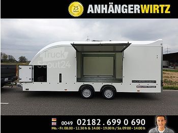  Brian James Trailers - Race Transporter 4 384-0060 550cm brandnew weiß - Autotransporter trailer