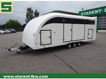 Brian James Trailers Race Transporter 6, Seilzug Reifenregal  - Autotransporter trailer
